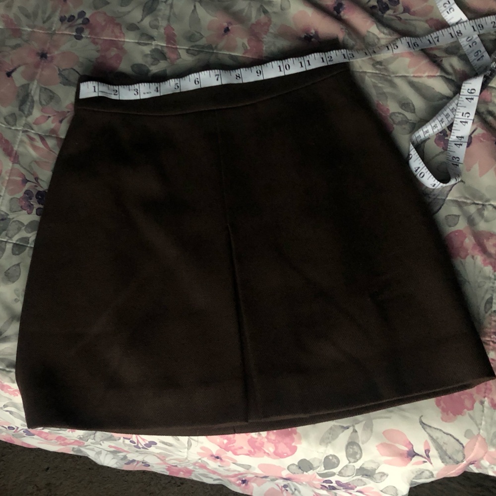 NWT Brown Wool J.Crew Mini Skirt - Picture 6 of 6